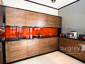 Apartament w warszawskim Wilanowie - Kuchnia, styl nowoczesny - zdjęcie od TiM Grey Projektowanie Wnętrz