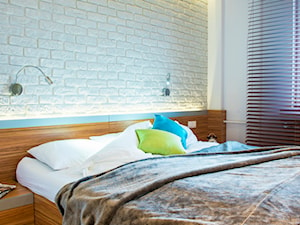 Mieszkanie na warszawskiej Woli - Sypialnia, styl nowoczesny - zdjęcie od TiM Grey Projektowanie Wnętrz