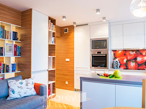 Mieszkanie na warszawskiej Woli - Kuchnia, styl nowoczesny - zdjęcie od TiM Grey Projektowanie Wnętrz
