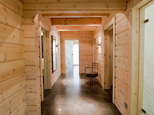 Nowoczesny Dom z finskiego bala - Hol / przedpokój, styl skandynawski - zdjęcie od TiM Grey Projektowanie Wnętrz