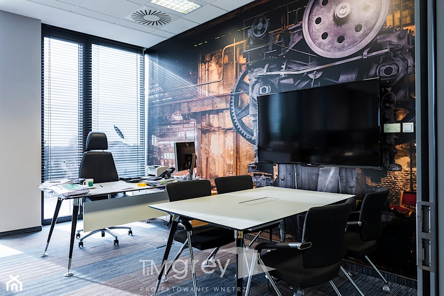 Biuro NCR Polska - NEW NCR HQ Office in Poland - Wnętrza publiczne, styl nowoczesny - zdjęcie od TiM Grey Projektowanie Wnętrz