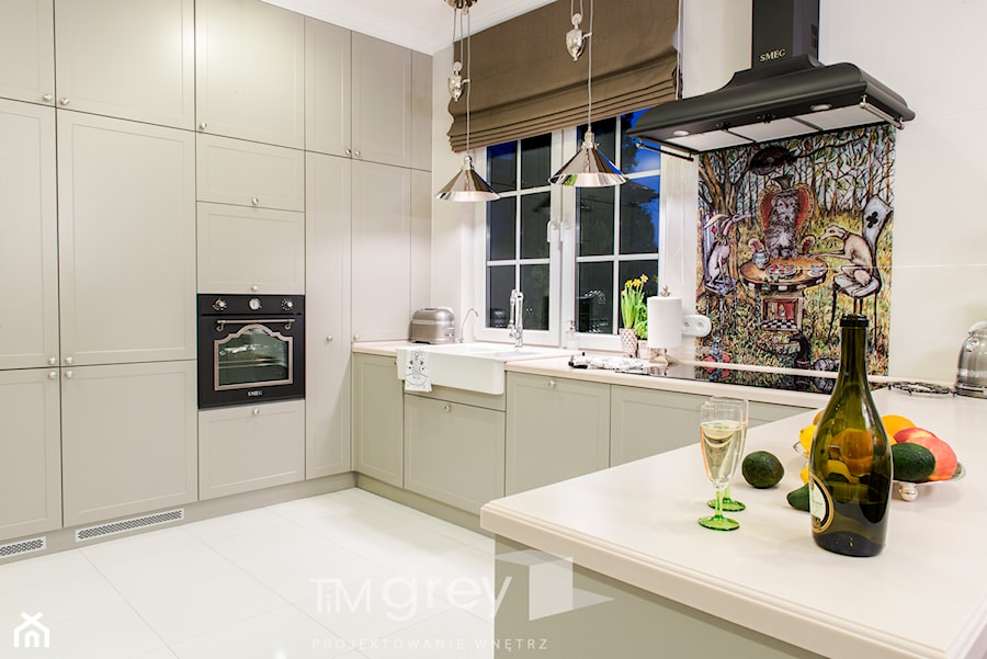 Klasyczne 230m2 - Kuchnia, styl tradycyjny - zdjęcie od TiM Grey Projektowanie Wnętrz