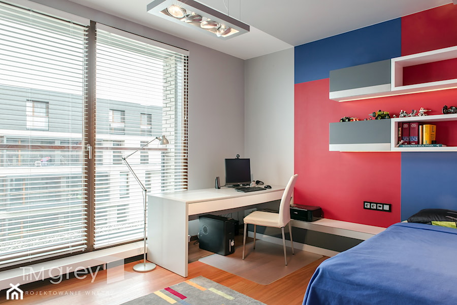 Wilanowski Apartament - Pokój dziecka, styl nowoczesny - zdjęcie od TiM Grey Projektowanie Wnętrz