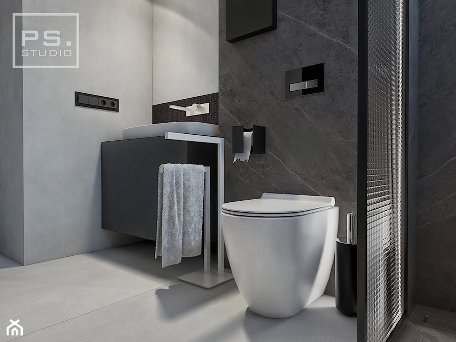 PS | 5 - Mała łazienka, styl nowoczesny - zdjęcie od PS.STUDIO