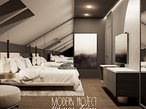 Nowoczesny projekt wnętrza - Sypialnia, styl nowoczesny - zdjęcie od Modern Project Aleksandra Lachman