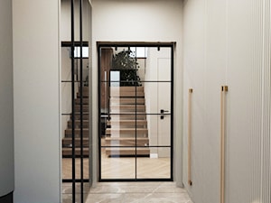 Wiatrołap z przeszklonymi drzwiami - zdjęcie od Modern Project Aleksandra Lachman