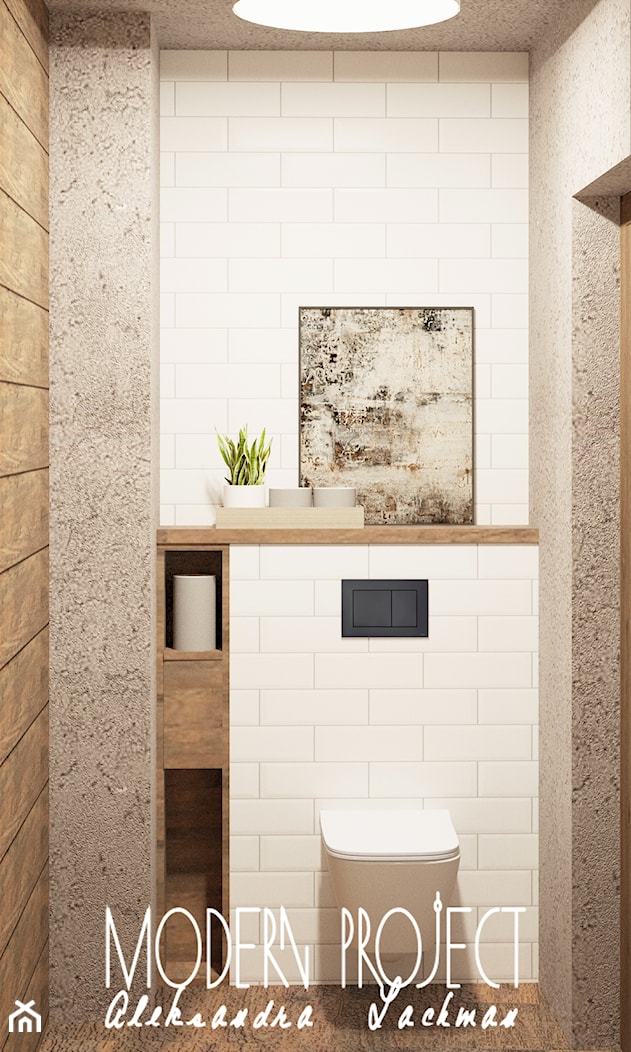 Mała łazienka - zdjęcie od Modern Project Aleksandra Lachman - Homebook