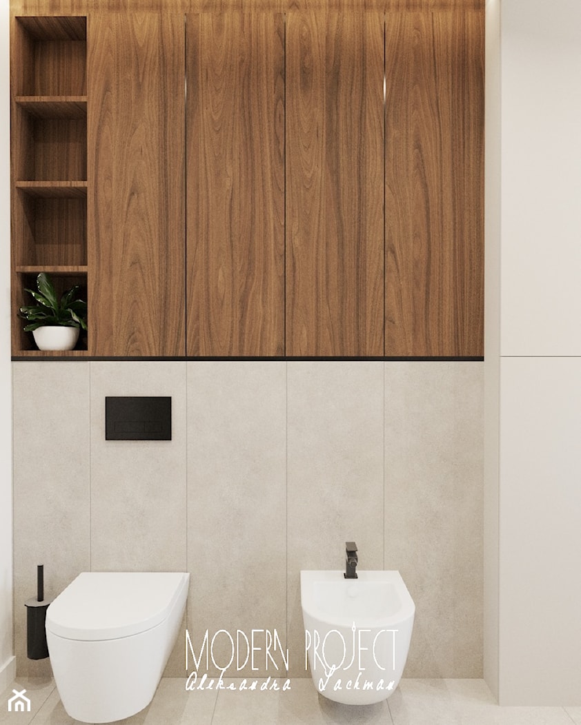 Duża łazienka - zdjęcie od Modern Project Aleksandra Lachman - Homebook