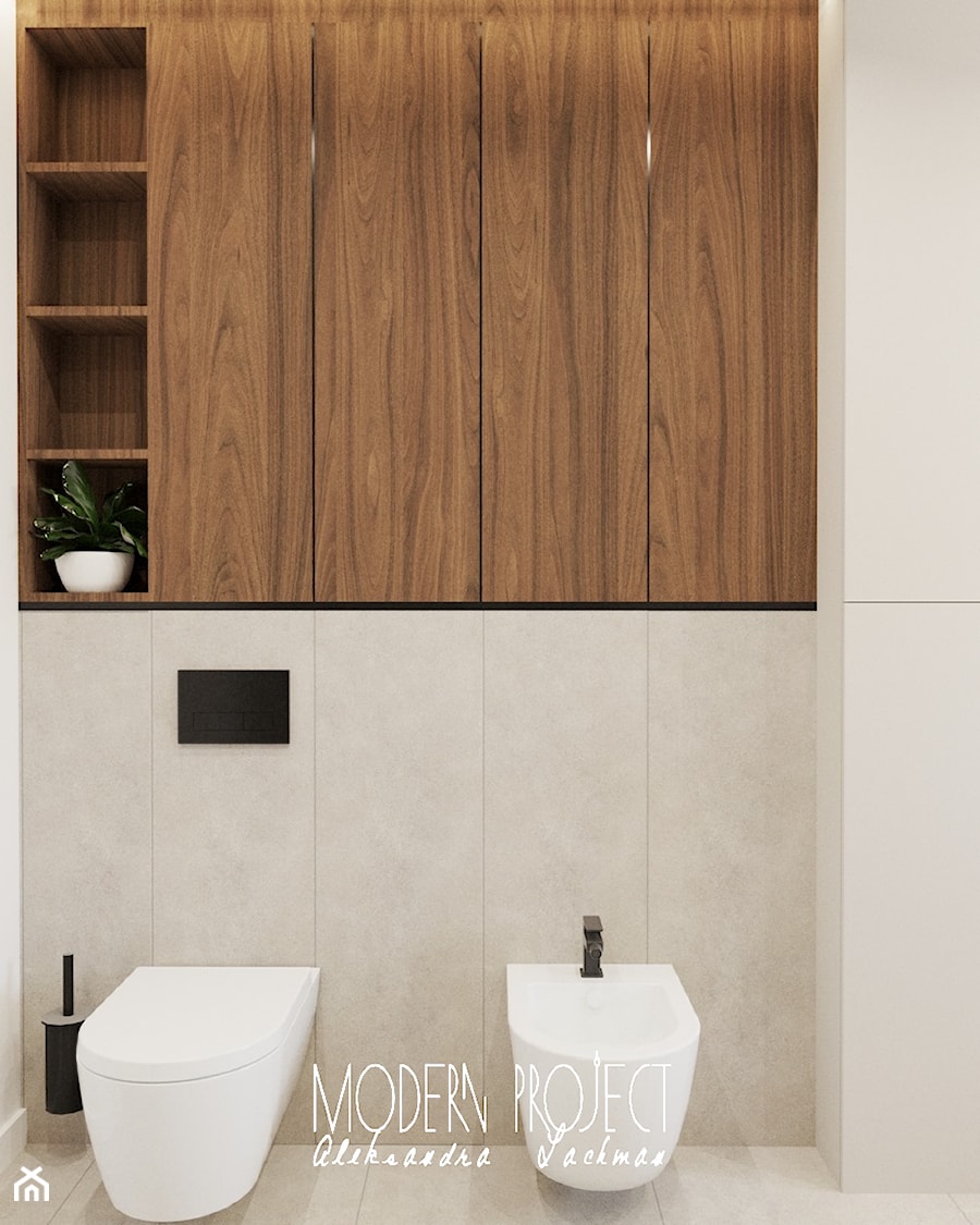 Duża łazienka - zdjęcie od Modern Project Aleksandra Lachman