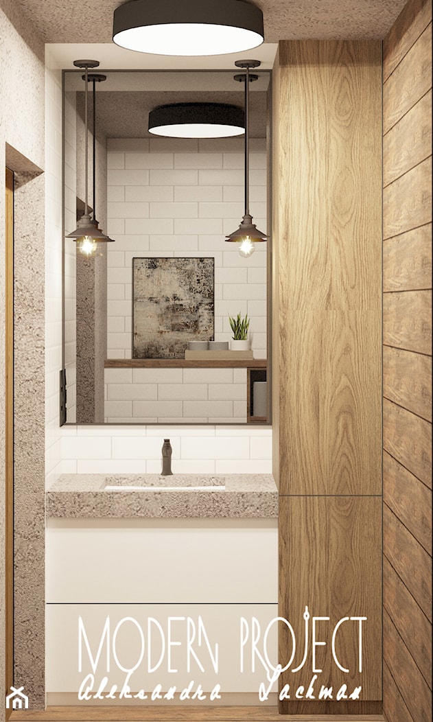 Mała łazienka - zdjęcie od Modern Project Aleksandra Lachman - Homebook