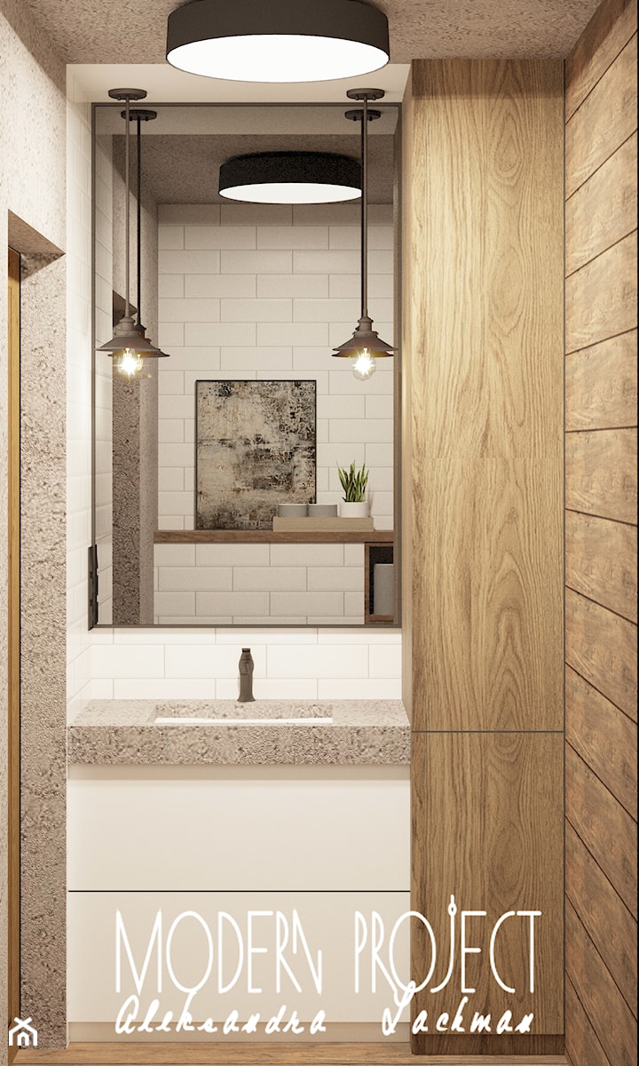 Mała łazienka - zdjęcie od Modern Project Aleksandra Lachman