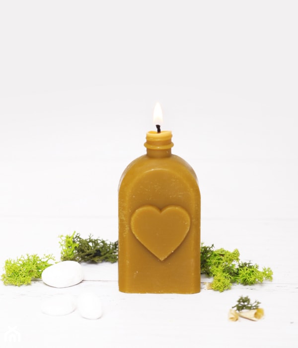Świeczka Mikstura Miłości - zdjęcie od Bee My Honey - świece w 100% z wosku pszczelego - Homebook