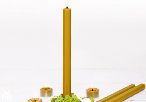 Heksagonalna świeca do świeczników - zdjęcie od Bee My Honey - świece w 100% z wosku pszczelego