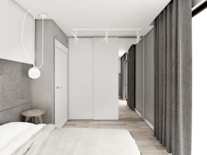 Dom w Rybniku Zamysłowie - Średnia szara sypialnia, styl nowoczesny - zdjęcie od KOCHAN wnętrza