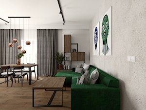 Mieszkanie w Rybniku - Salon, styl industrialny - zdjęcie od KOCHAN wnętrza