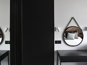 Sypialnia - przed i po - Biała czarna sypialnia, styl nowoczesny - zdjęcie od KOCHAN wnętrza