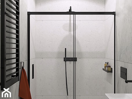 Aranżacje wnętrz - Łazienka: Mała łazienka z prysznicem - MACZ Architektura. Przeglądaj, dodawaj i zapisuj najlepsze zdjęcia, pomysły i inspiracje designerskie. W bazie mamy już prawie milion fotografii!