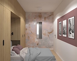 Mieszkanie z dodatkiem koloru - Sypialnia, styl minimalistyczny - zdjęcie od MACZ Architektura - Homebook