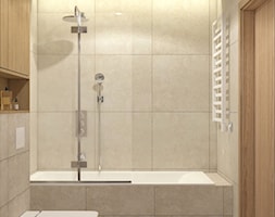 Beżowa łazienka - zdjęcie od MACZ Architektura - Homebook