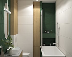 Zielona łazienka - zdjęcie od MACZ Architektura - Homebook