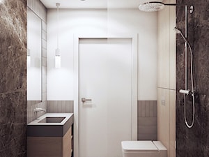 Łazienka w kawalerce - zdjęcie od MACZ Architektura