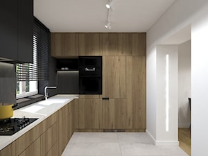 Kuchnia z drewnem - zdjęcie od MACZ Architektura