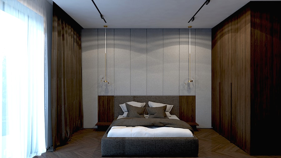 Sypialnia w Rzeszowie - zdjęcie od MACZ Architektura