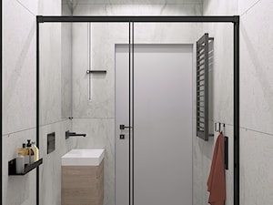 Szara łazienka - zdjęcie od MACZ Architektura