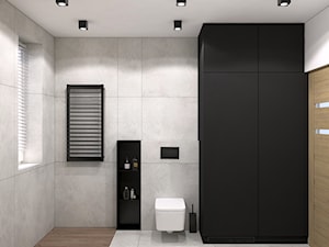 Łazienka z czernią - zdjęcie od MACZ Architektura