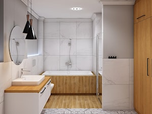 Łazienka w domu pod Krakowem - zdjęcie od MACZ Architektura