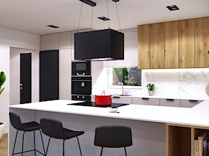 Widok na kuchnie - zdjęcie od MACZ Architektura