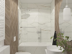 Biała łazienka - zdjęcie od MACZ Architektura