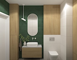 Zielona łazienka - zdjęcie od MACZ Architektura - Homebook
