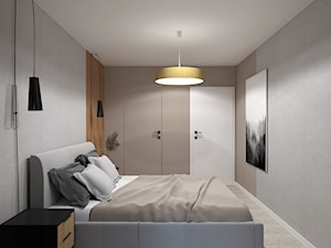Beżowa sypialnia - zdjęcie od MACZ Architektura