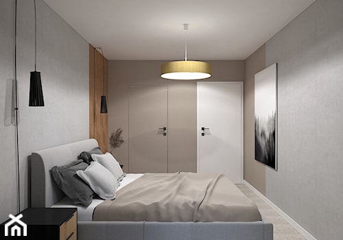 Beżowa sypialnia - zdjęcie od MACZ Architektura