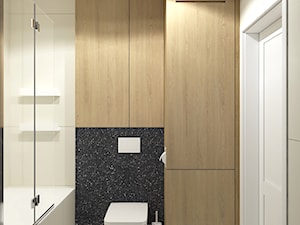 Łazienka z drewnem - zdjęcie od MACZ Architektura