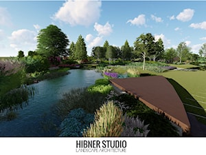 Ogród pozamiejski, wielkoprzestrzenny - Ogród, styl tradycyjny - zdjęcie od Hibner Studio Pracownia Architektury Krajobrazu