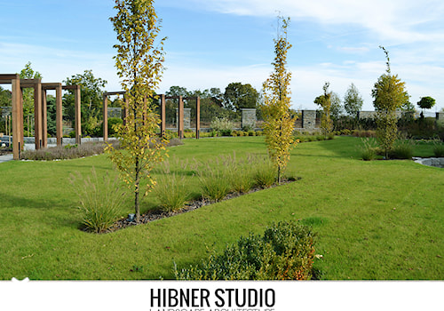 Ogród rezydencjonalny, Płock - Duży ogród, styl tradycyjny - zdjęcie od Hibner Studio Pracownia Architektury Krajobrazu