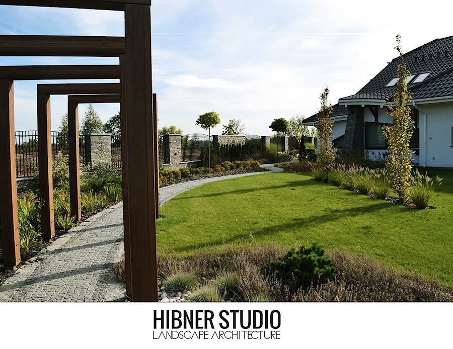 Ogród rezydencjonalny, Płock - Ogród, styl tradycyjny - zdjęcie od Hibner Studio Pracownia Architektury Krajobrazu