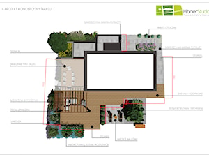 Projekt tarasu - zdjęcie od Hibner Studio Pracownia Architektury Krajobrazu