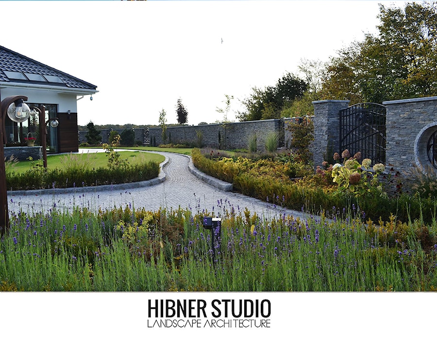 Ogród rezydencjonalny, Płock - Ogród, styl tradycyjny - zdjęcie od Hibner Studio Pracownia Architektury Krajobrazu