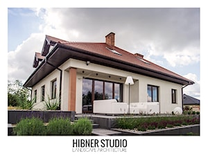 Ogród geometryczny, Płock - Średni ogród za domem, styl nowoczesny - zdjęcie od Hibner Studio Pracownia Architektury Krajobrazu