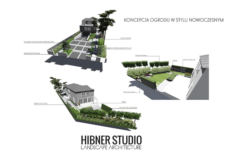 - zdjęcie od Hibner Studio Pracownia Architektury Krajobrazu - Homebook