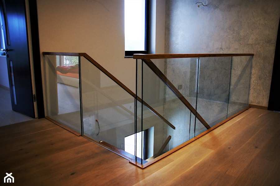 Balustrada szklana - Schody, styl nowoczesny - zdjęcie od TREPDOOR