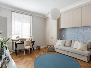 Mieszkanie w Warszawie I - Duża sypialnia, styl nowoczesny - zdjęcie od Finchstudio Architektura Wnętrz