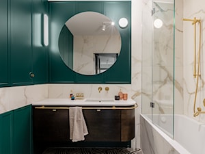 Oliwka w Martini - Średnia łazienka, styl vintage - zdjęcie od Finchstudio Architektura Wnętrz
