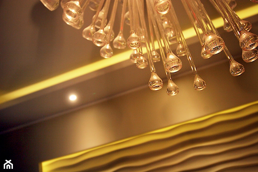 Oprawa oświetleniowa w salonie - zdjęcie od Korulczyk Luxury Design | interiors & architecture