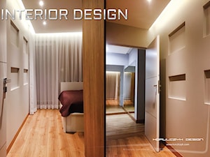 Projekt wnętrz mieszkania - Sypialnia, styl minimalistyczny - zdjęcie od Korulczyk Luxury Design | interiors & architecture