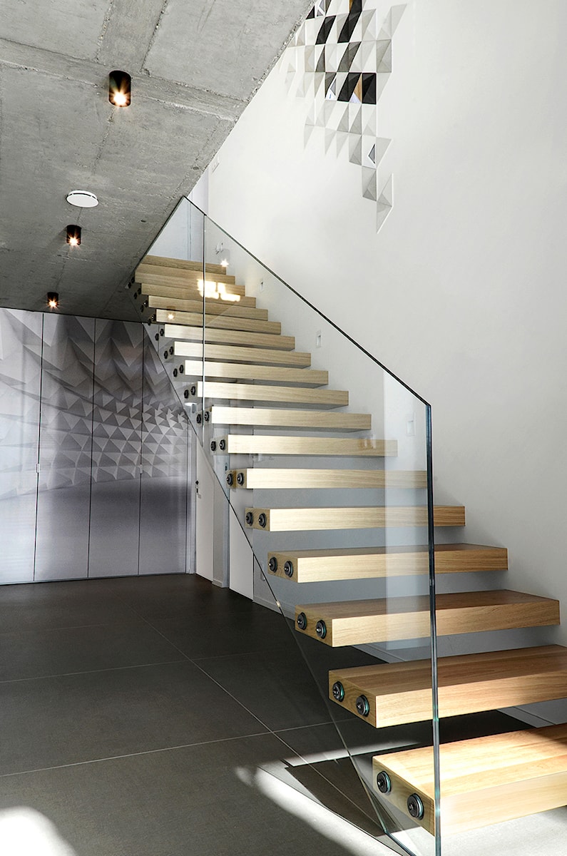 schody wiszące - zdjęcie od Anna Wojnar Architektura Wnętrz