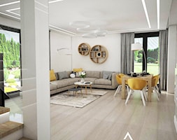 Dom ECO-02 - Salon, styl nowoczesny - zdjęcie od Pracownia architektoniczna - LARYSZ - Homebook